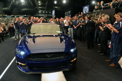 first 2015 Mustang GT at the Barrett-Jackson