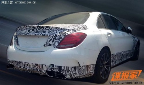 عکس جاسوسی مرسدس بنز C63 AMG مدل 2015