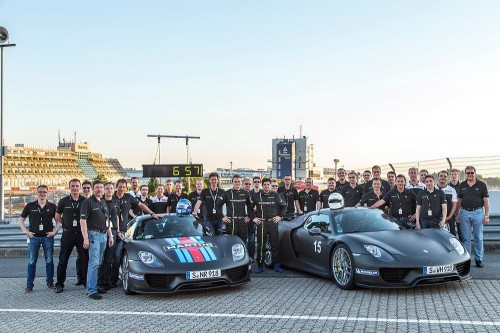 Porsche 918 Spyder production model breaks Nurburgring ring record