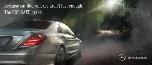 Mercedes-Benz PRE SAFE brake ad