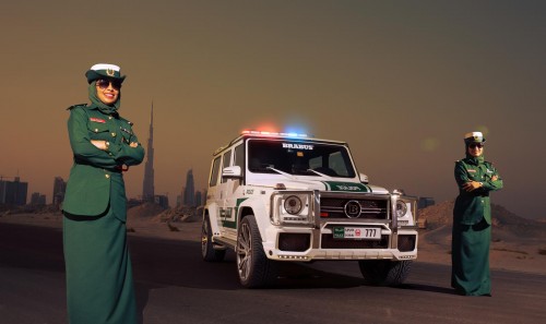 Brabus B63S 700 Widestar Dubai Police Edition