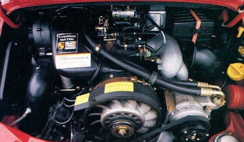  1989 Porsche 911 3.6-liter flat-6 engine