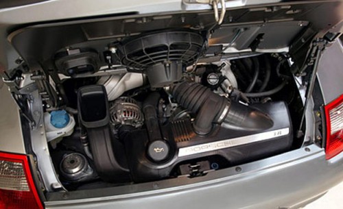  2005 Porsche 911 Carrera S 3.8-liter flat-6 engine