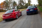 2012-mercedes-benz-c63-amg-coupe-and-bmw-m3-coupe-rear 2012-mercedes-benz-c63-amg-coupe-and-bmw-m3-coupe-rear