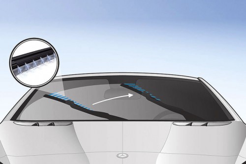  Mercedes-Benz SL Roadster Windwhield Wiper System MAGIC VISION CONTROL