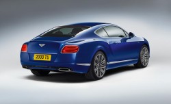 2013 bentley continental gt speed rear