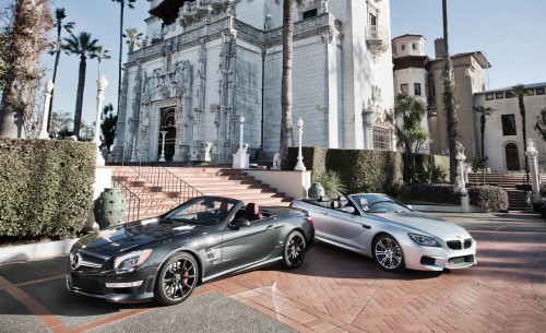 mercedes-benz sl63 amg and bmw m6 convertible