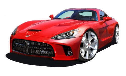 2013 SRT Viper artist's rendering