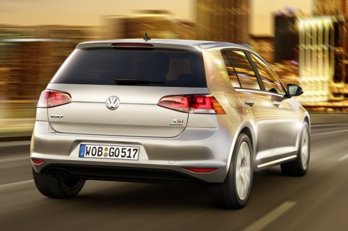 2013 Volkswagen Golf Mk7 rear