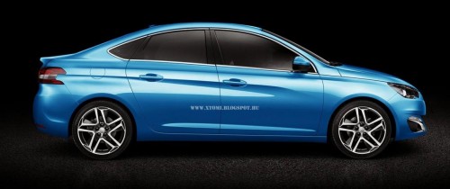 2014 Peugeot 308 Sedan render