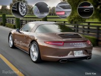 2014 Porsche 911 Targa render