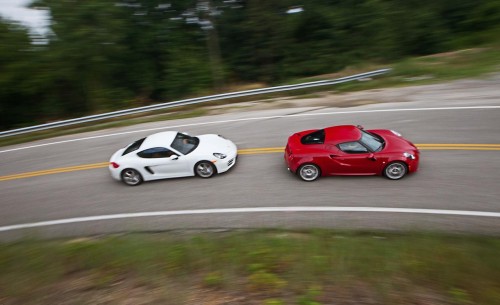 2015 Alfa Romeo 4C vs. 2014 Porsche Cayman