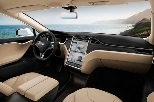 2014 Tesla Model S 60 Interior