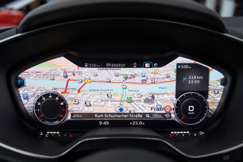 2015 Audi TT's Digital Instrument Cluster