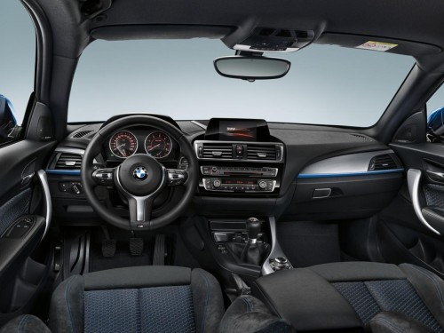 2015 BMW 1-Series facelift interior