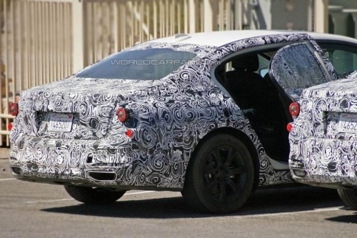 2015 BMW 7-Series long-wheelbase spy photo