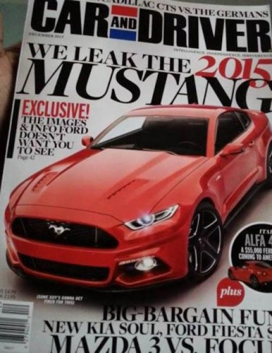 2015 Ford Mustang by car&driver