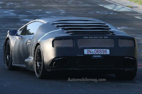 2015 Lamborghini Cabrera prototype testing on Nurburgring 