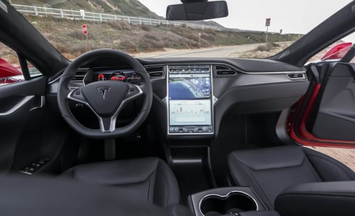 2015 Tesla Model S P85D Interior