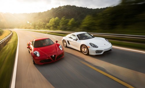 2015 Alfa Romeo 4C vs. 2014 Porsche Cayman 