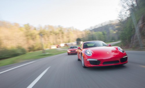 2014 Porsche 911 Carrera and 2015 BMW M4 coupe