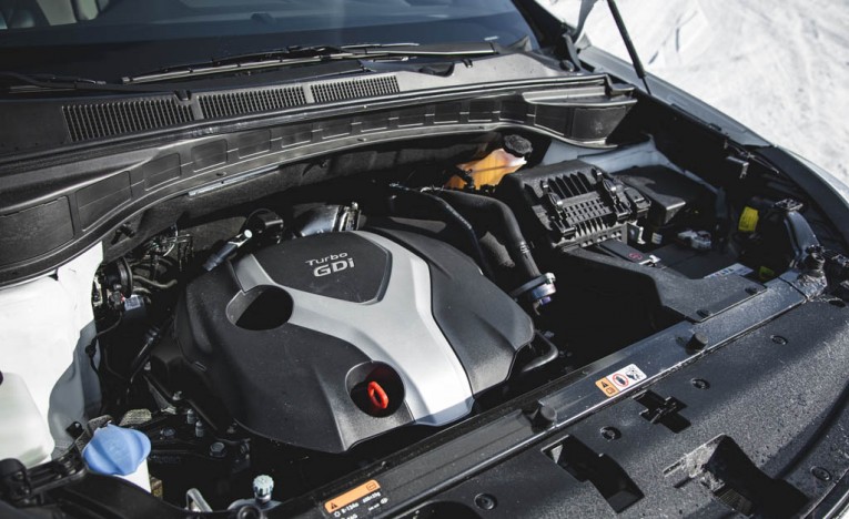 2015 Hyundai Santa Fe Sport 2.0T AWD turbocharged 2.0-liter inline-4 engine