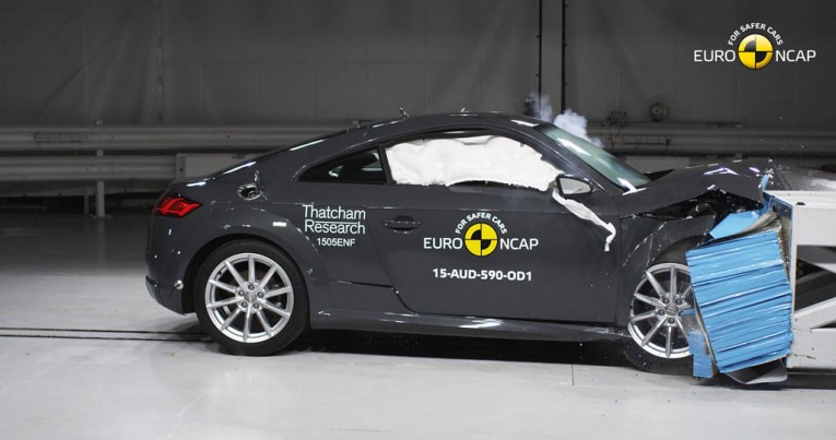 2015 Audi TT EuroNCAP Crash Test