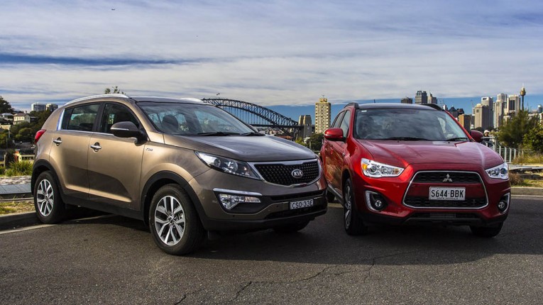 KIA Sportage vs MITSUBISHI ASX