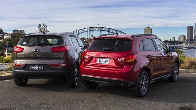 KIA Sportage vs MITSUBISHI ASX