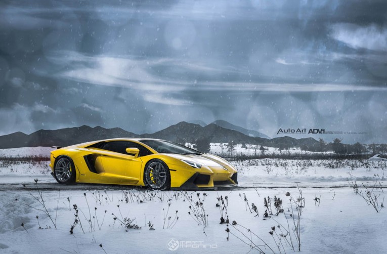 Lamborghini Aventador Snow ADV.1