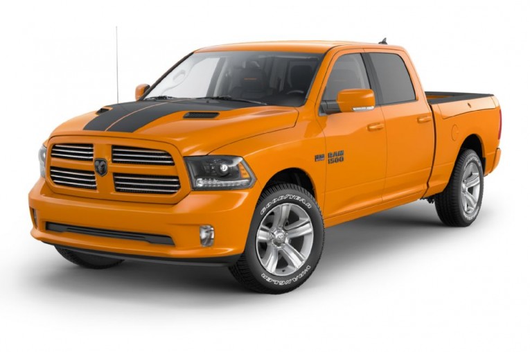 2015 RAM 1500 ignition orange sport