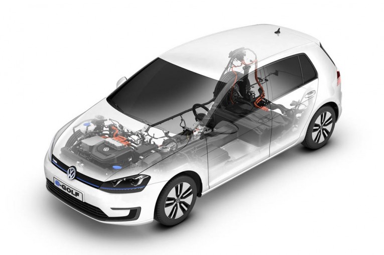 2015 Volkswagen e-golf cutaway
