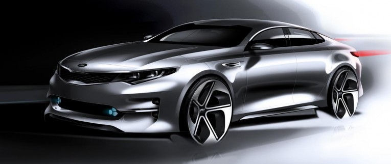 2016 Kia Optima teaser sketch