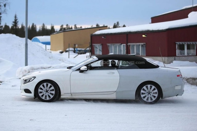 2016 Mercedes-Benz S-Class Cabriolet spy photo