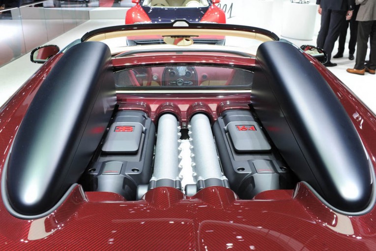 Bugatti Veyron La Finale Engine