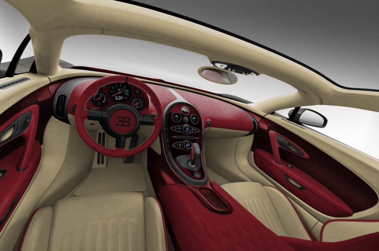 Bugatti Veyron La Finale Interior