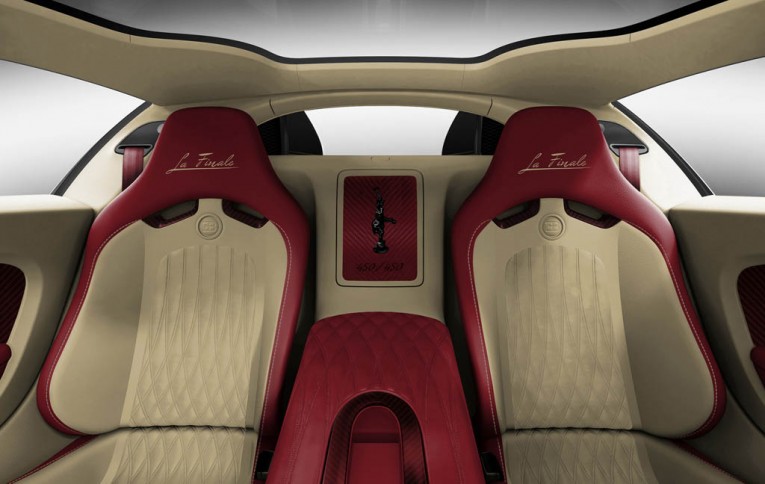 Bugatti Veyron La Finale Interior