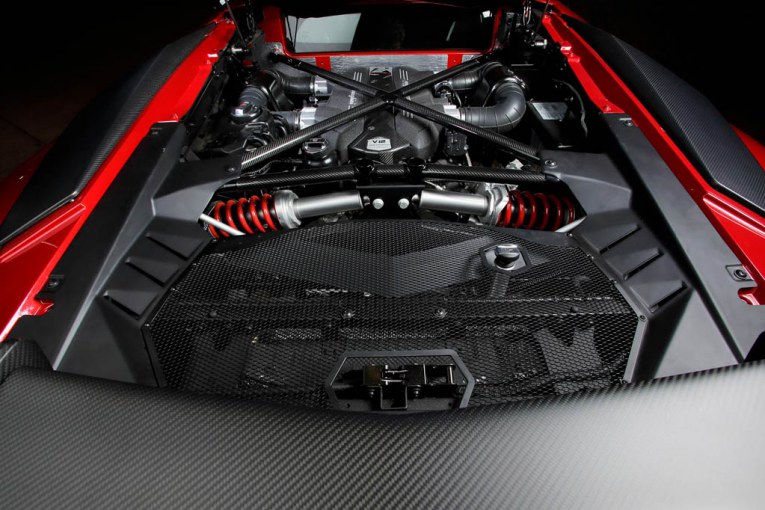 Lamborghini Aventador SV V12 Engine