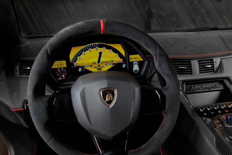 Lamborghini Aventador SV Dashboard