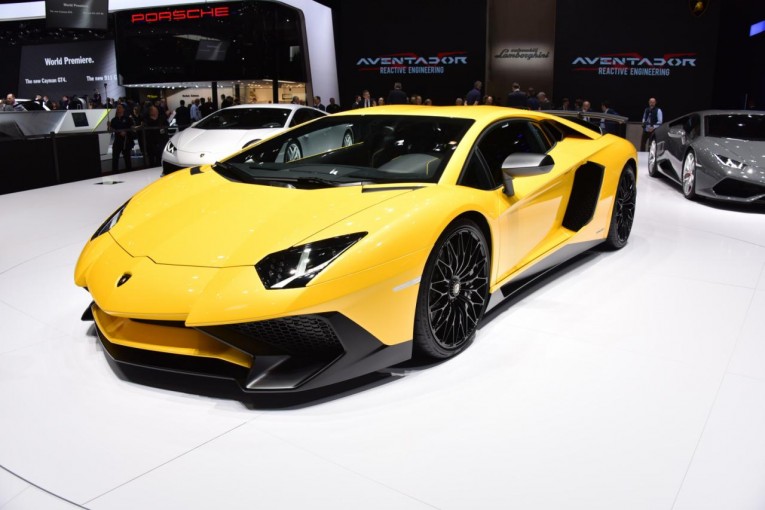 Lamborghini Aventador SV live at 2015 Geneva Motor Show