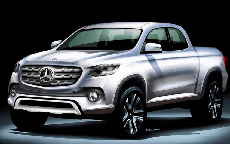 Mercedes-Benz pickup rendered