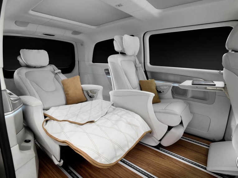Mercedes V-Class Concept Vision PHEV Interior