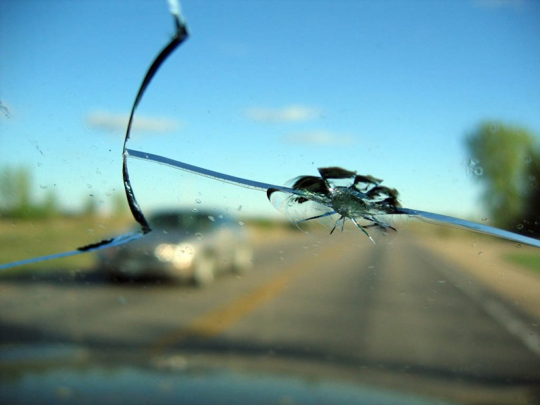 cracked windshield