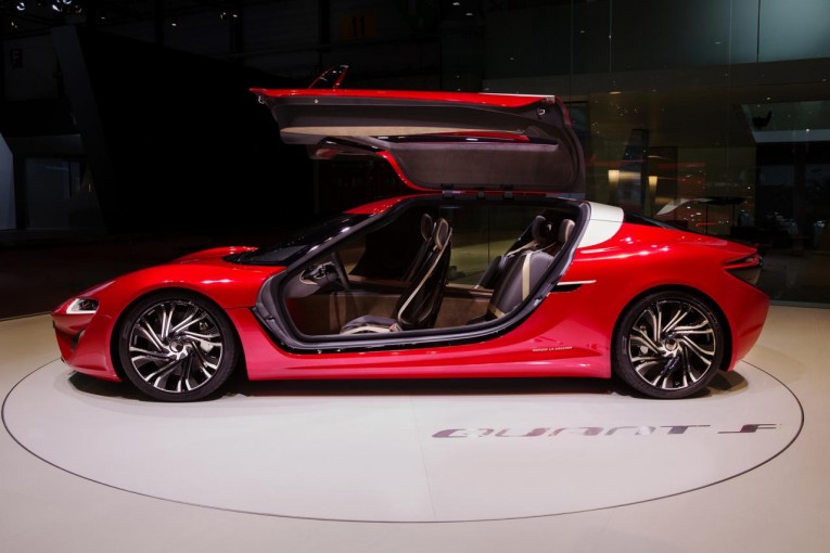 nanoFlowcell QUANT F at 2015 Geneva Motor Show