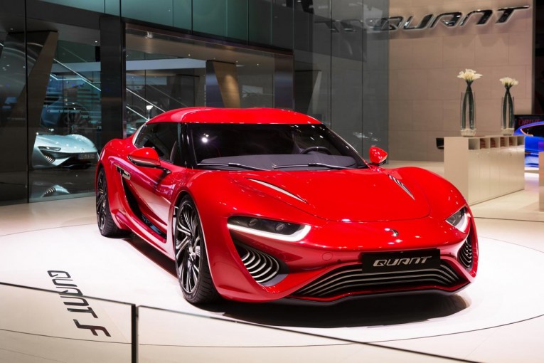 nanoFlowcell QUANT F at 2015 Geneva Motor Show