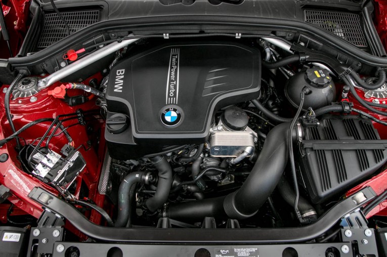 2015 BMW X4 xDrive28i engine