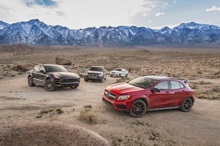 Comparison: SQ5 vs. X4 xDrive35i vs. GLA45 AMG vs. Macan Turbo