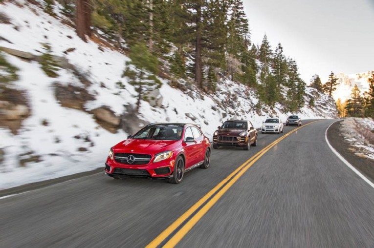 Comparison: SQ5 vs. X4 xDrive35i vs. GLA45 AMG vs. Macan Turbo