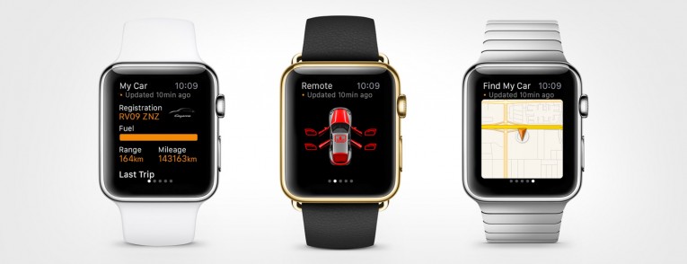 Porsche app for Apple Watch 