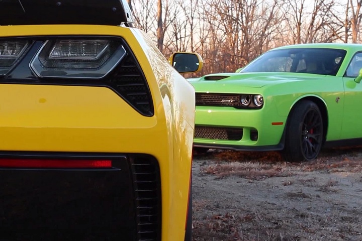 Chevrolet Corvette Z06 vs. Dodge Challenger SRT Hellcat